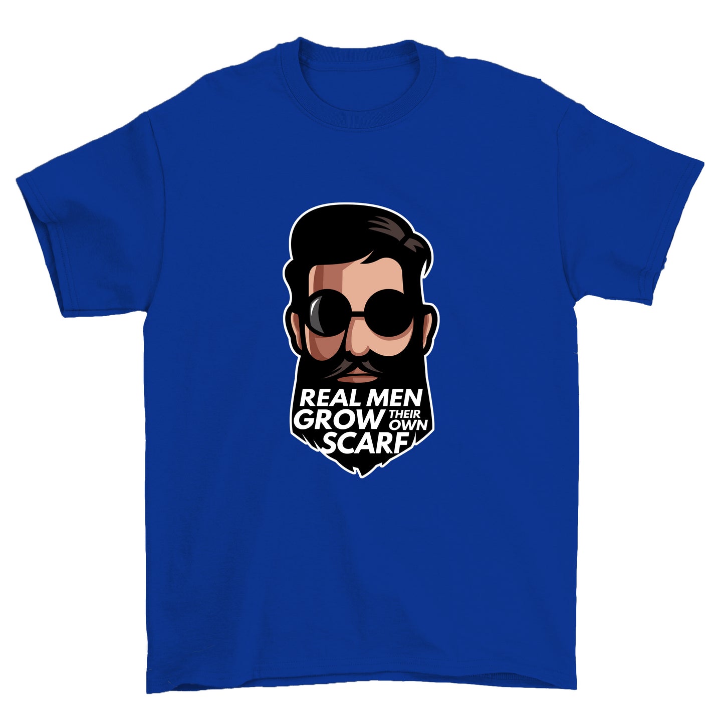 REAL MEN BEARD UNISEX TSHIRT