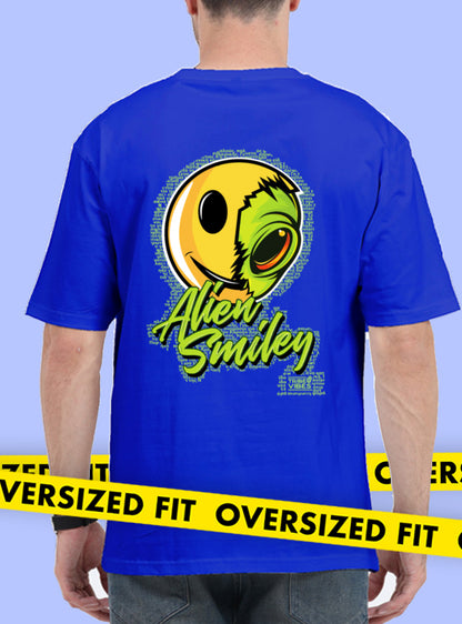 ALIEN SMILEY OVERSIZED TSHIRT