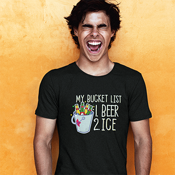 BUCKET LIST FUNNY UNISEX TSHIRT