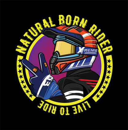 NATURAL BORN RIDER UNISEX TSHIRT