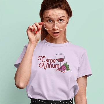 CARPE VINUM UNISEX TSHIRT