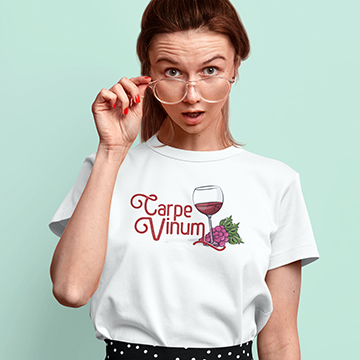 CARPE VINUM UNISEX TSHIRT