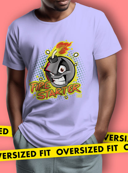 FIRESTARTER! OVERSIZED TSHIRT