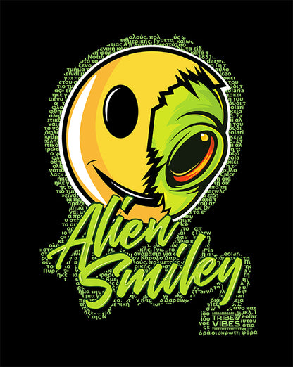 ALIEN SMILEY OVERSIZED TSHIRT