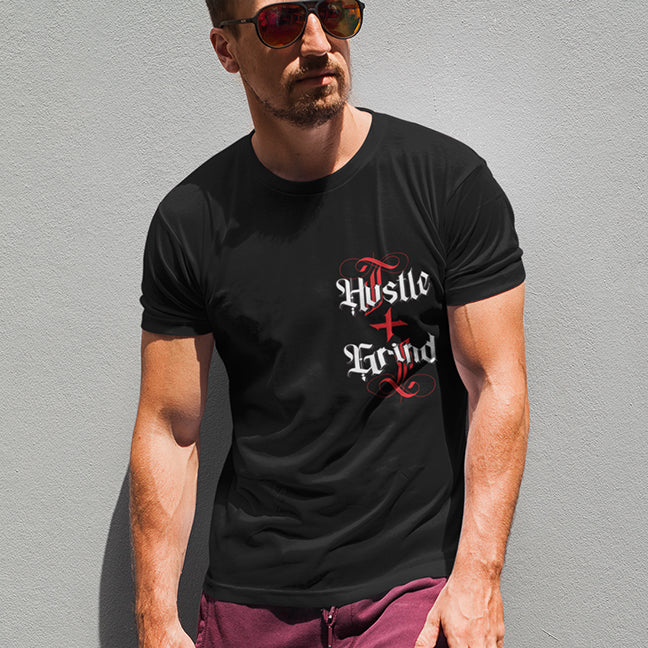 HUSTLE + GRIND WORKOUT UNISEX TSHIRT