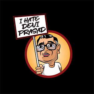 I HATE DEVI PRASAD FUNNY UNISEX TSHIRT