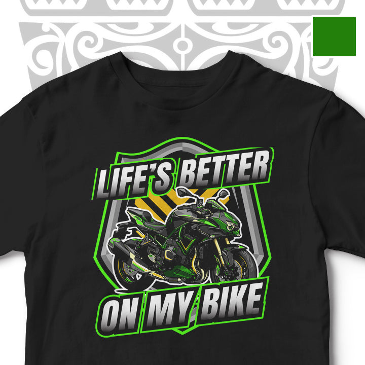 LIFE'S BETTER ON MY BIKE UNISEX TSHIRT