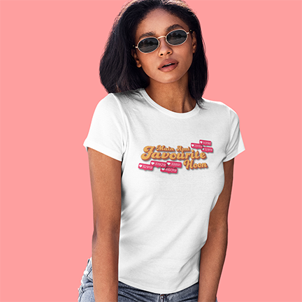 APNI FAV BOLLYWOOD FUNNY WOMENS TSHIRT