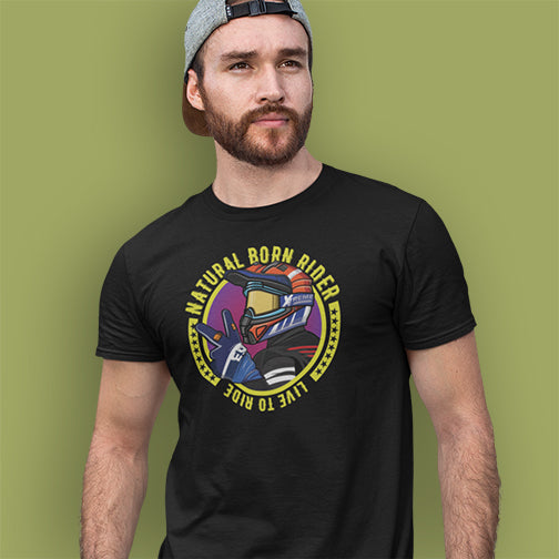 NATURAL BORN RIDER UNISEX TSHIRT