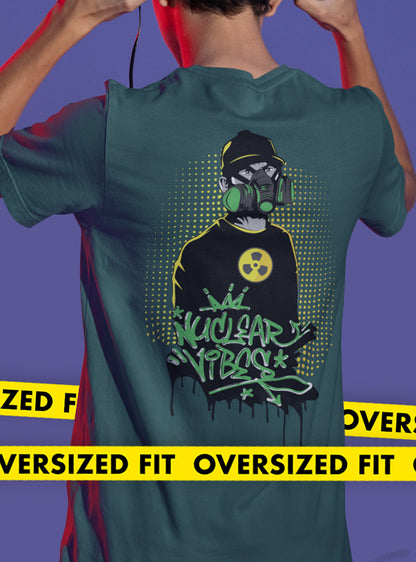 NUCLEAR VIBES BACKPRINT OVERSIZED TSHIRT