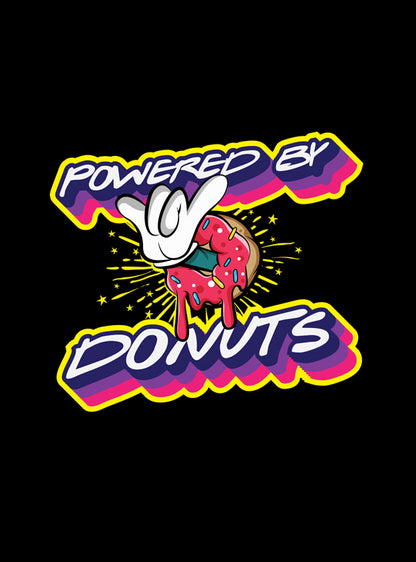 POWERED BY DONUTS OVERSIZED TSHIRT