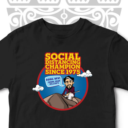 SOCIAL DISTANCING SAMBHA FUNNY UNISEX TSHIRT