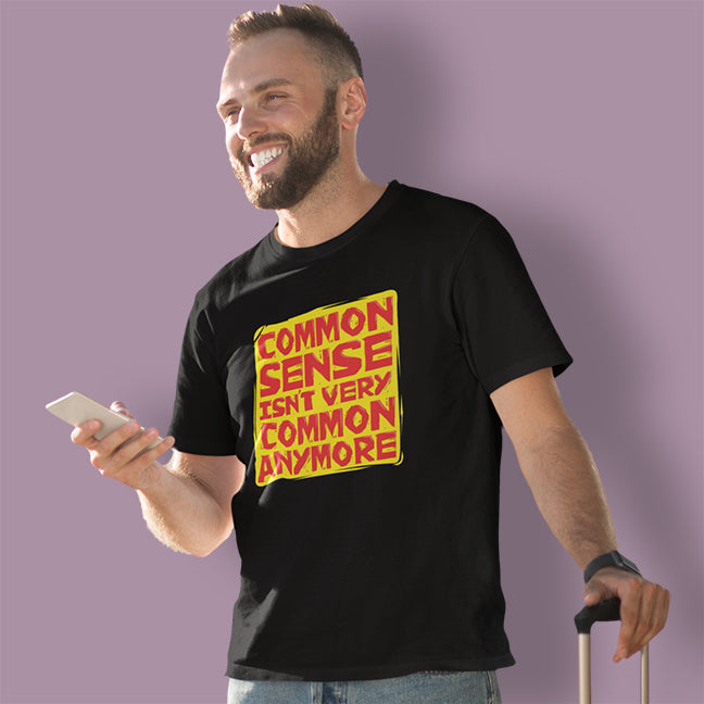 COMMON SENSE FUNNY UNISEX TSHIRT