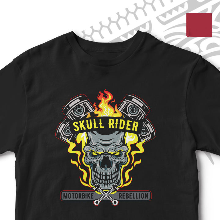 SKULL RIDER (LARGE PRINT) UNISEX TSHIRT