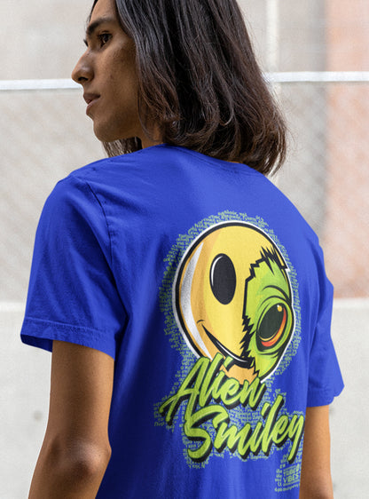 ALIEN SMILEY OVERSIZED TSHIRT