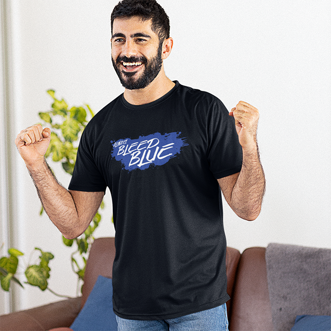 BLEED BLUE UNISEX CRICKET TSHIRT