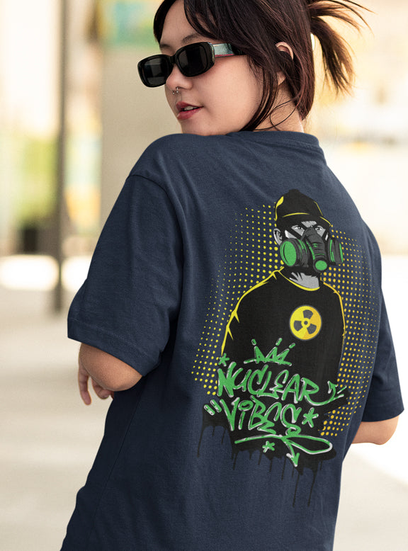 NUCLEAR VIBES BACKPRINT OVERSIZED TSHIRT