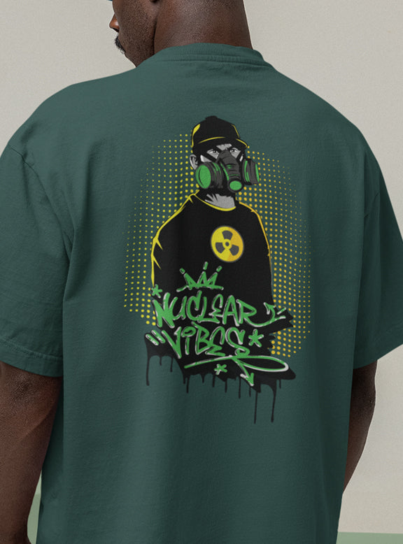 NUCLEAR VIBES BACKPRINT OVERSIZED TSHIRT