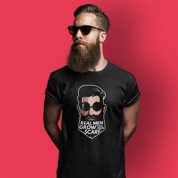 BEARD SCARF MENS TSHIRT