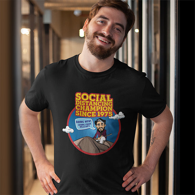 SOCIAL DISTANCING SAMBHA FUNNY UNISEX TSHIRT