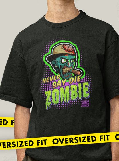 ZOMBIE FRONTPRINT OVERSIZED TSHIRT