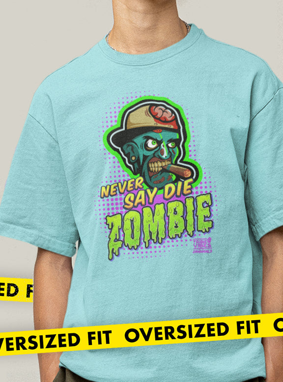 ZOMBIE FRONTPRINT OVERSIZED TSHIRT