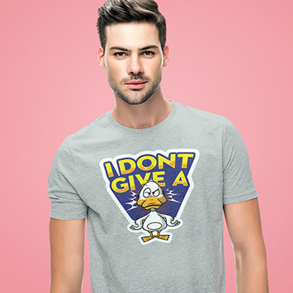 I DONT GIVE A DUCK FUNNY UNISEX TSHIRT