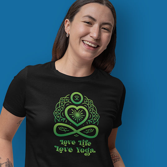 LOVE YOGA UNISEX TSHIRT