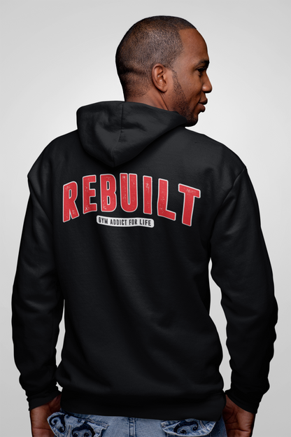 REBUILT UNISEX HOODIE (FRONT OPEN)