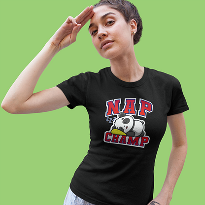 NAP CHAMP FUNNY UNISEX TSHIRT