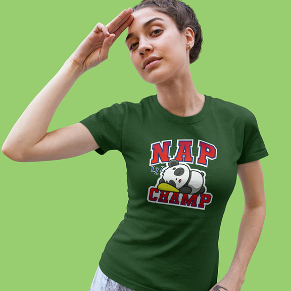 NAP CHAMP FUNNY UNISEX TSHIRT