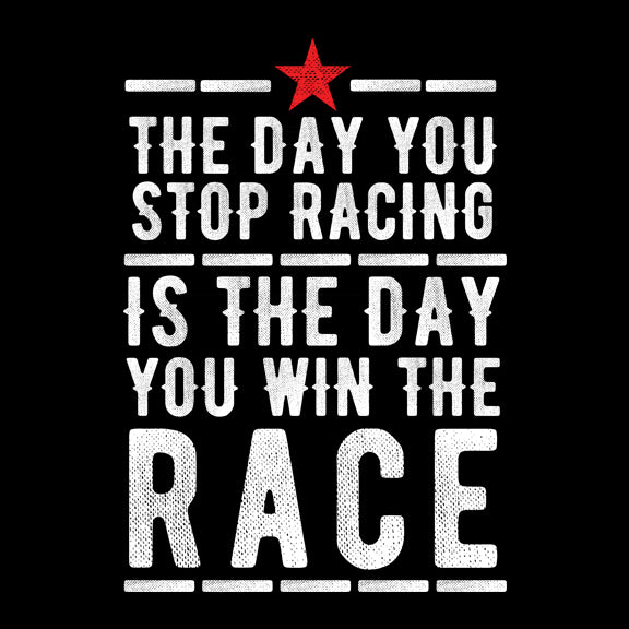 WINNING THE RACE UNISEX TSHIRT