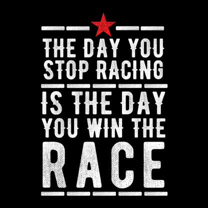 WINNING THE RACE UNISEX TSHIRT