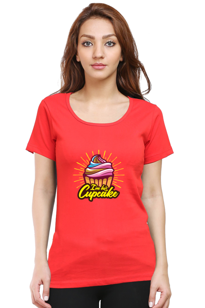 CUPCAKE WOMAN COUPLE TSHIRT