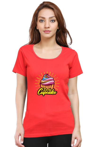 CUPCAKE WOMAN COUPLE TSHIRT