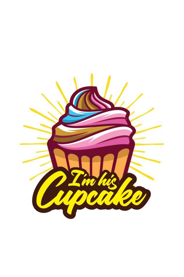 CUPCAKE WOMAN COUPLE TSHIRT