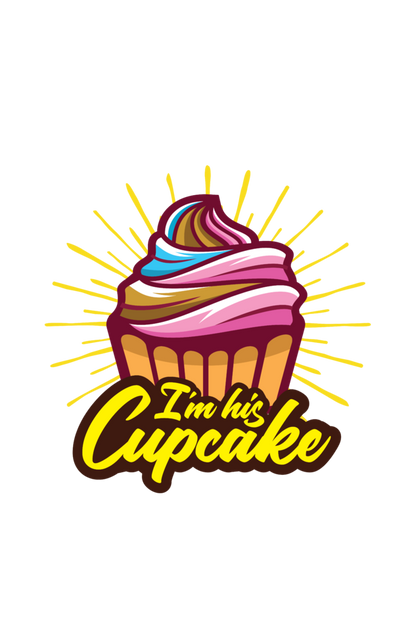 CUPCAKE WOMAN COUPLE TSHIRT