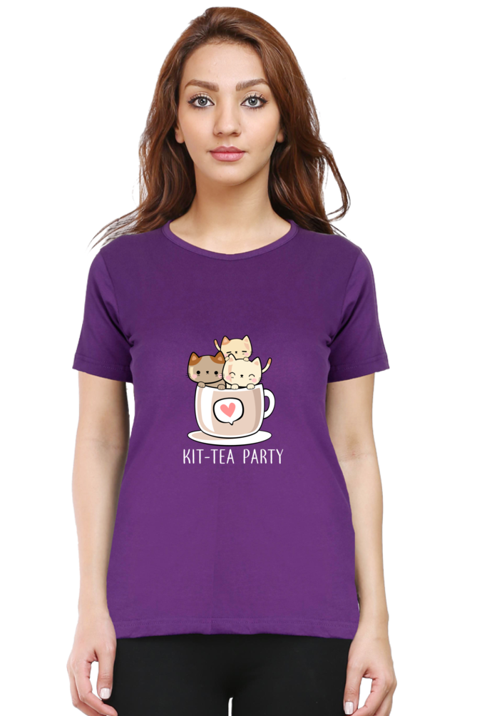 KIT TEA PARTY WOMENS CAT LOVE TSHIRT