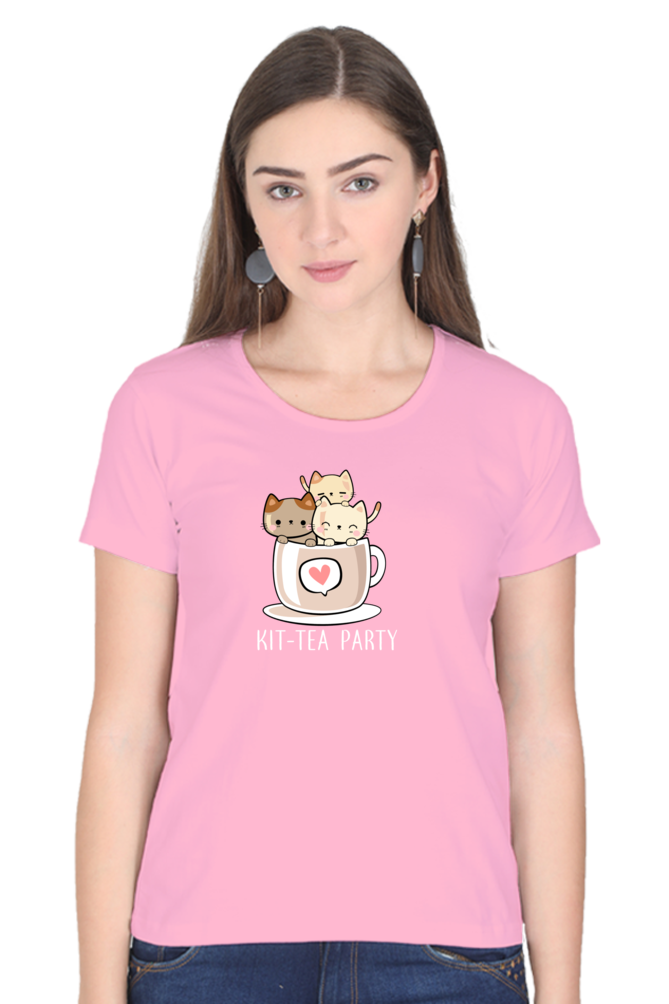 KIT TEA PARTY WOMENS CAT LOVE TSHIRT