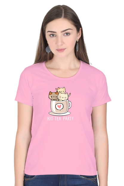 KIT TEA PARTY WOMENS CAT LOVE TSHIRT