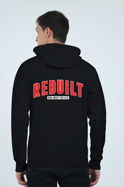 REBUILT UNISEX HOODIE (FRONT OPEN)