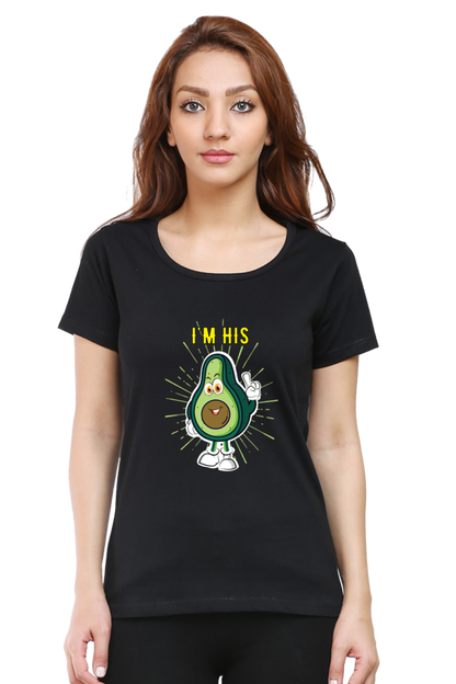 AVO WOMAN COUPLE TSHIRT BLACK