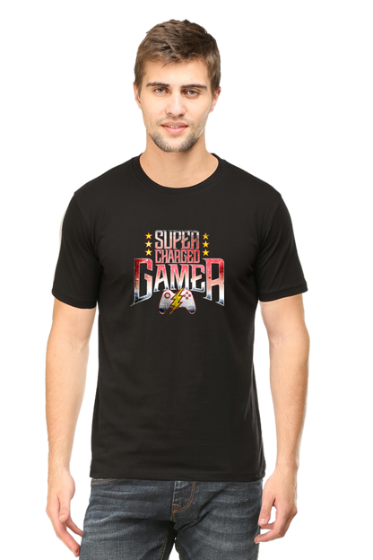 SUPER CHARGED GAMER UNISEX TSHIRT