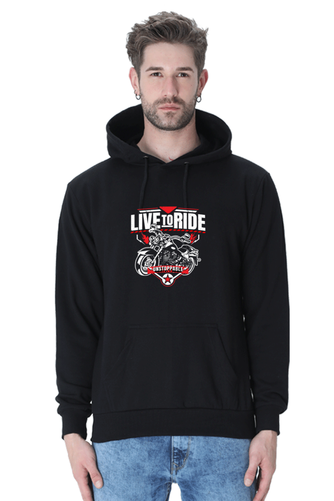 LIVE TO RIDE UNISEX HOODIE