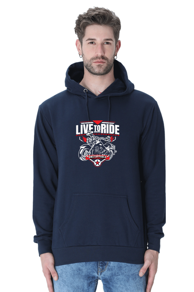 LIVE TO RIDE UNISEX HOODIE