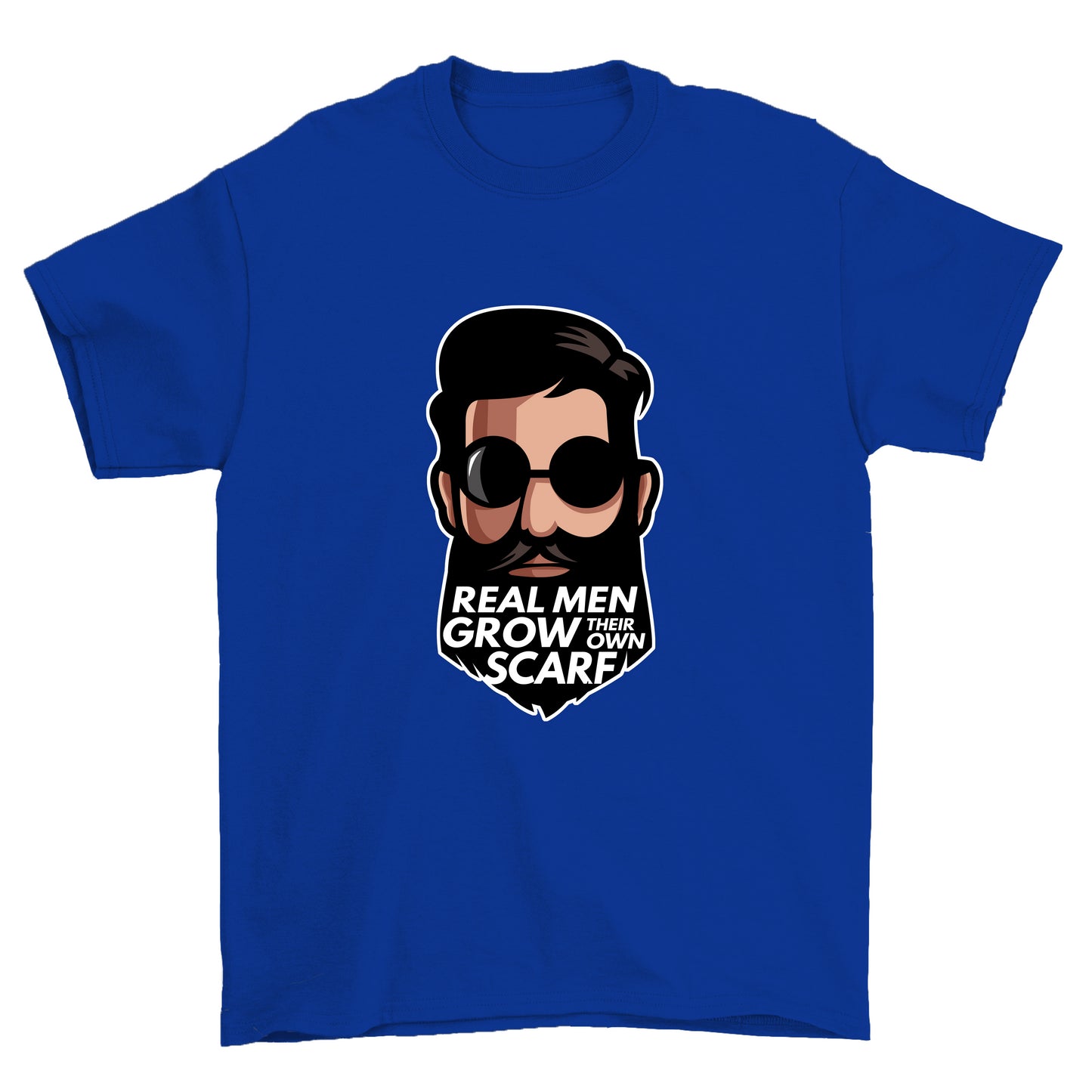 REAL MEN  BEARD UNISEX TSHIRT