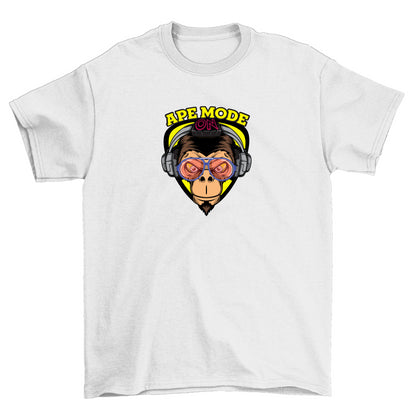 APE MODE ON UNISEX TSHIRT