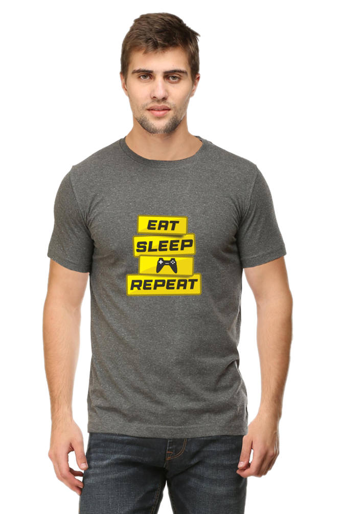 EAT SLEEP GAME REPEAT UNISEX TSHIRT