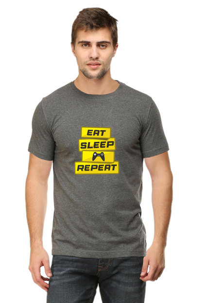 EAT SLEEP GAME REPEAT UNISEX TSHIRT