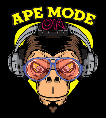 APE MODE ON UNISEX TSHIRT